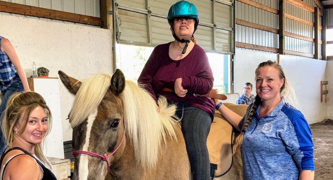 Happy Trails at Hippotherapy